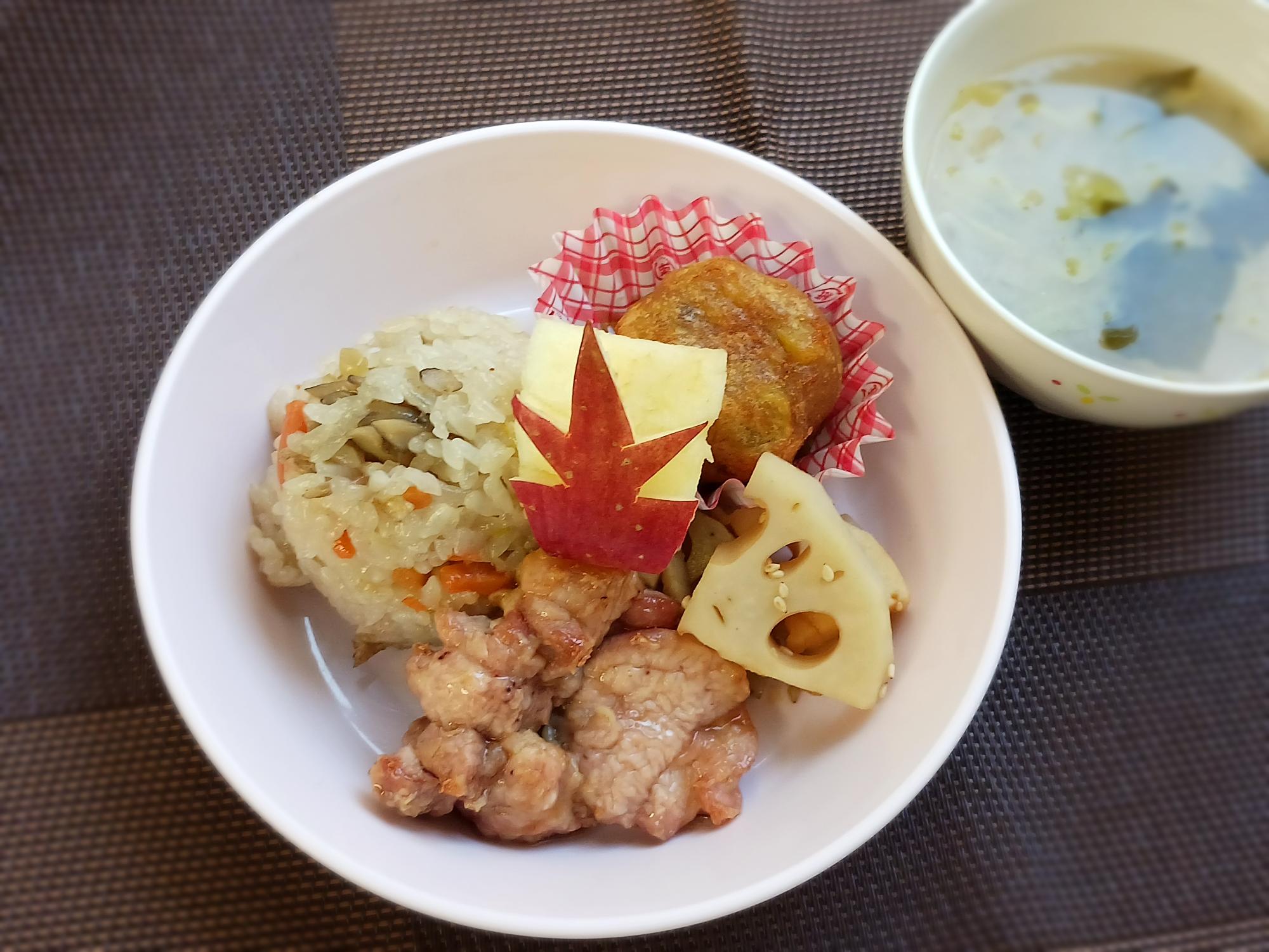 7年11月誕生会メニュー