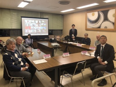 第8回協議会での構想(案)とりまとめ(市役所会場にて撮影)