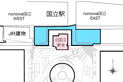 広場用地の図