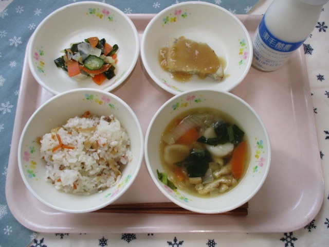 (写真)19日のこんだて