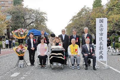 令和5年市民表彰式典会場にて撮影。