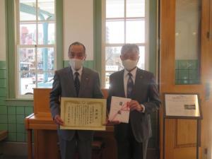 中里会長と永見市長