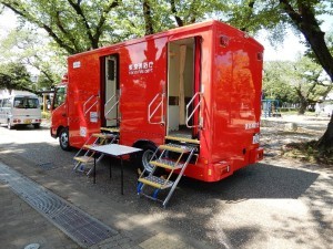 立川救援小隊(トイレカー)の外観
