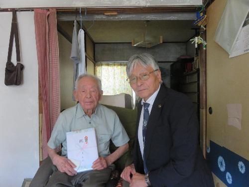 令和6年度99歳お祝い訪問 木幡様