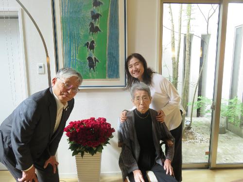 100歳お祝い訪問 石原様
