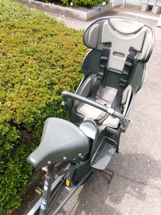 幼児1人同乗用自転車(黒)幼児用シート