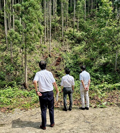 森林協定個所・友好の森現地視察