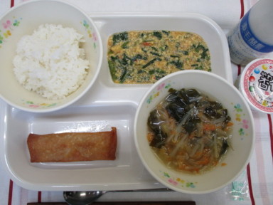 写真)15日のこんだて