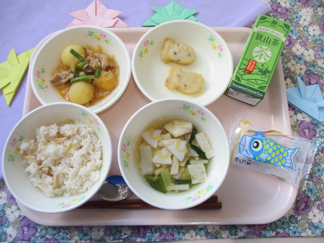 (写真)2日のこんだて