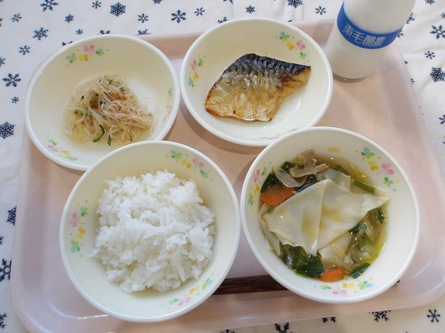 22日のこんだて