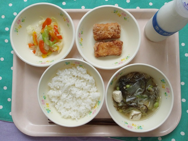 22日のこんだて