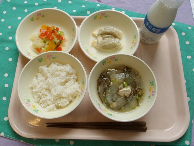 22日のこんだて