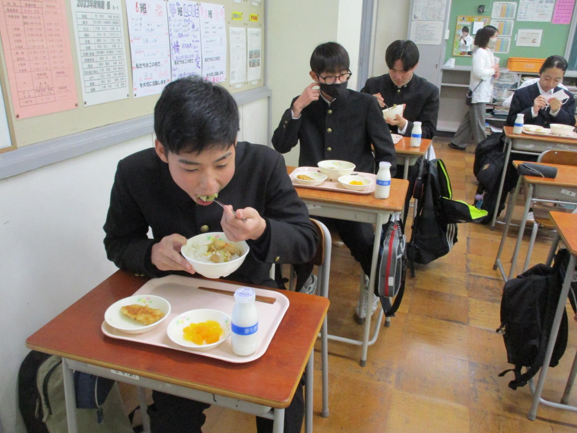 喫食風景の写真