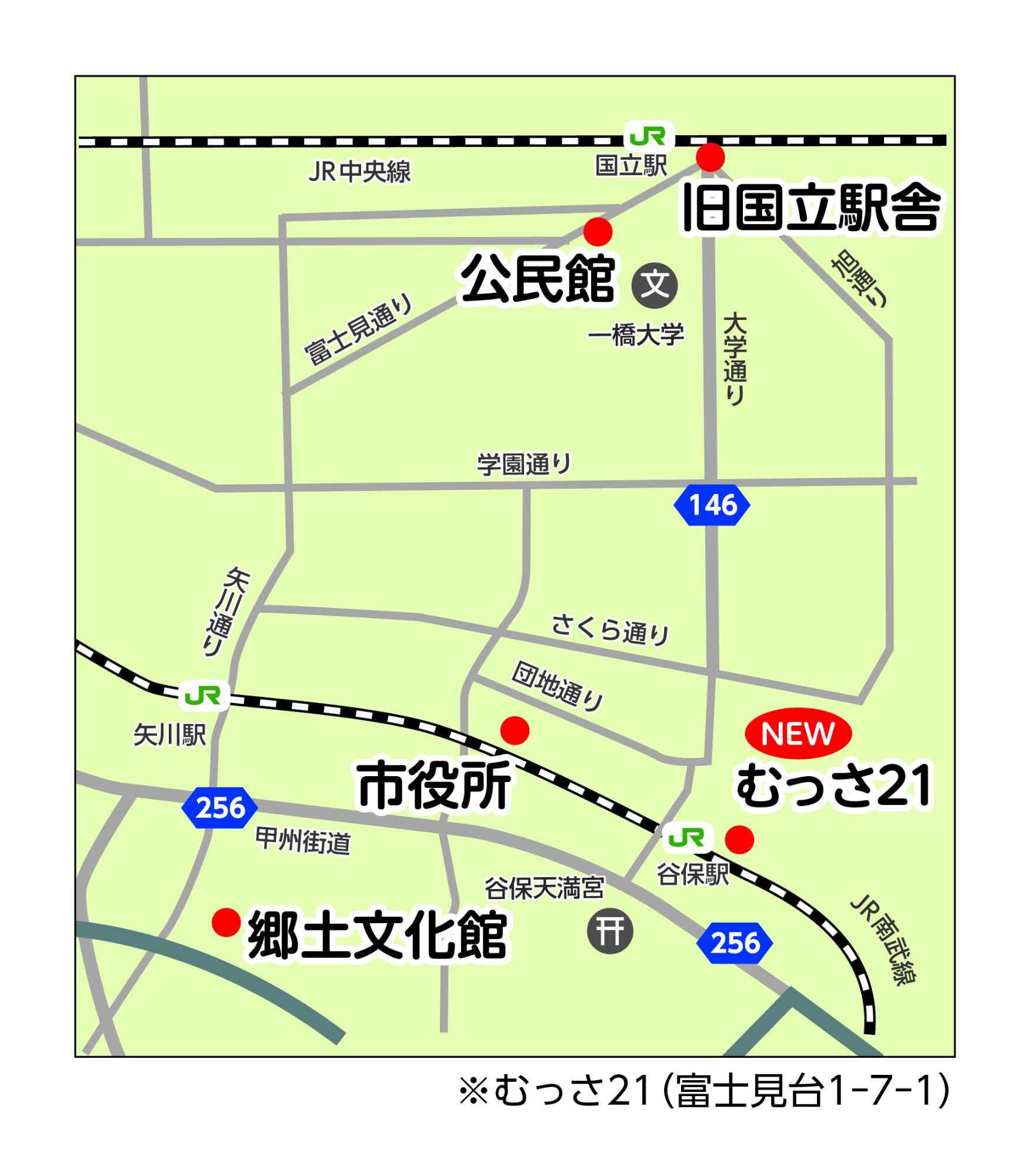 まちじゅう本棚_地図
